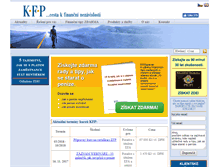 Tablet Screenshot of kfp.cz